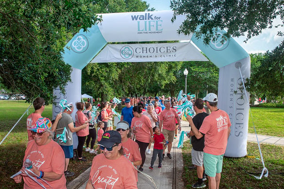 Choices Women's Clinic Inflatable Arch